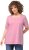 Ulla Popken Essential Square Neck Stretch Tee Light Pink - Tricouri - 