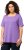 Ulla Popken Essential Square Neck Stretch Tee Pale Lilac - Tricouri - 