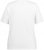 Ulla Popken Double Layer Rounded V-Neck Slim Fit Tee Snow White - Tricouri - 