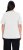 Ulla Popken Double Layer Rounded V-Neck Slim Fit Tee Snow White - Tricouri - 