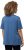 Ulla Popken Double Layer Rounded V-Neck Slim Fit Tee Denim Blue - Tricouri - 