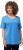 Ulla Popken Double Layer Rounded V-Neck Slim Fit Tee Sky Blue - Tricouri - 