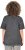 Ulla Popken Cold Dye Ruffle Edge Pocket Tee Graphite Grey - Tricouri - 