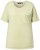 Ulla Popken Cold Dye Ruffle Edge Pocket Tee Pistachio - Tricouri - 
