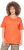 Ulla Popken Cold Dye Ruffle Edge Pocket Tee Coral Pink - Tricouri - 