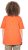 Ulla Popken Cold Dye Ruffle Edge Pocket Tee Coral Pink - Tricouri - 