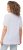 Ulla Popken Textured Striped Short Sleeve Tee Snow White - Tricouri - 