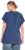 Ulla Popken Wing Sleeve V-Neck Tee Navy - Tricouri - 