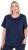 Ulla Popken UPF 50 Quick Drying Tee Navy - Tricouri - 