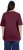 Ulla Popken Basic Round Neck Short Sleeve Relaxed Fit T-Shirt Dark Red - Tricouri - 