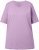 Ulla Popken Basic Round Neck Short Sleeve Relaxed Fit T-Shirt Lavender Pink - Tricouri - 