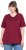 Ulla Popken Eco Cotton Basic T-Shirt 2-Pack Red/Navy - Tricouri - 