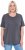 Ulla Popken Essential Round Neck Stretch Tee Graphite Grey - Tricouri - 