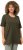 Ulla Popken Essential Round Neck Stretch Tee Forest Green - Tricouri - 
