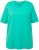 Ulla Popken Essential Round Neck Stretch Tee Turquoise - Tricouri - 