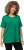 Ulla Popken Essential Round Neck Stretch Tee Emerald Green - Tricouri - 