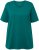 Ulla Popken Essential Round Neck Stretch Tee Dark Emerald - Tricouri - 