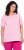 Ulla Popken Essential Round Neck Stretch Tee Pink - Tricouri - 