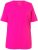 Ulla Popken Essential Round Neck Stretch Tee Magenta Pink - Tricouri - 