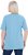 Ulla Popken Essential Round Neck Stretch Tee Light Teal - Tricouri - 