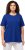 Ulla Popken Essential Round Neck Stretch Tee Cobalt Blue - Tricouri - 