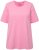 Ulla Popken Essential Round Neck Stretch Tee Light Pink - Tricouri - 