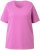 Ulla Popken Essential Round Neck Stretch Tee Cool Pink - Tricouri - 