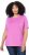 Ulla Popken Essential Round Neck Stretch Tee Cool Pink - Tricouri - 