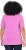 Ulla Popken Essential Round Neck Stretch Tee Cool Pink - Tricouri - 