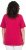 Ulla Popken Essential V-Neck Stretch Tee Dark Raspberry - Tricouri - 