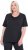 Ulla Popken Quick-Drying Short Sleeve T-Shirt Black - Tricouri - 
