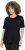 Ulla Popken Scoop Neck Short Sleeve Tee Black - Tricouri - 