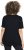 Ulla Popken Scoop Neck Short Sleeve Tee Black - Tricouri - 