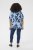 Kaffe Curve Aliana Tunic Blue Flower Animal - Tunici - 