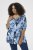 Kaffe Curve Aliana Tunic Blue Flower Animal - Tunici - 