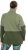 Ulla Popken Two-Tone ZIp Front Pocket Sweatshirt Olive Green - Pulovere & hanorace - 