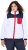Ulla Popken Color Block Teddy Fleece Jacket Snow White - Pulovere & hanorace - 