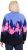 Ulla Popken Alpine Landscape Fleece Jacket Cloud Blue - Pulovere & hanorace - 