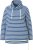 Ulla Popken Striped Turtleneck Neon Detail Sweatshirt Indigo Denim - Pulovere & hanorace - 