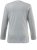 Ulla Popken Basic Round Neck Long Sleeve Slim Fit Cotton Tee Light Grey Melange - Tricouri - 