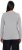 Ulla Popken Basic Round Neck Long Sleeve Slim Fit Cotton Tee Light Grey Melange - Tricouri - 