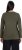 Ulla Popken Basic Round Neck Long Sleeve Slim Fit Cotton Tee Olive - Tricouri - 