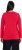 Ulla Popken Basic Round Neck Long Sleeve Slim Fit Cotton Tee Red - Tricouri - 