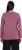 Ulla Popken Basic Round Neck Long Sleeve Slim Fit Cotton Tee Dark Rose - Tricouri - 