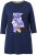 Ulla Popken Floral Motif 3/4 Sleeve Tunic Tee Ink Blue - Tricouri imprimate pentru femei - 