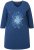 Ulla Popken Floral Print 3/4 Sleeve V-Neck Tee Mint Green - Tricouri imprimate pentru femei - 