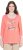 Ulla Popken Make It Amazing 3/4 Sleeve Graphic Tee Coral - Tricouri imprimate pentru femei - 