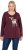 Ulla Popken Fawn Long Sleeve Graphic Tee Plum - Tricouri imprimate pentru femei - 