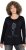 Ulla Popken Holiday Long Sleeve Graphic Tee Black - Tricouri imprimate pentru femei - 