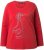 Ulla Popken Holiday Long Sleeve Graphic Tee Salsa Red - Tricouri imprimate pentru femei - 